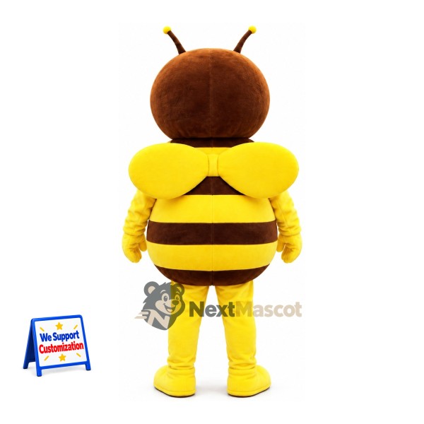 Bee Mascot Costume - Brown and Yellow for Pollinator Events Bee Mascot Costume - Brown and Yellow for Pollinator Events