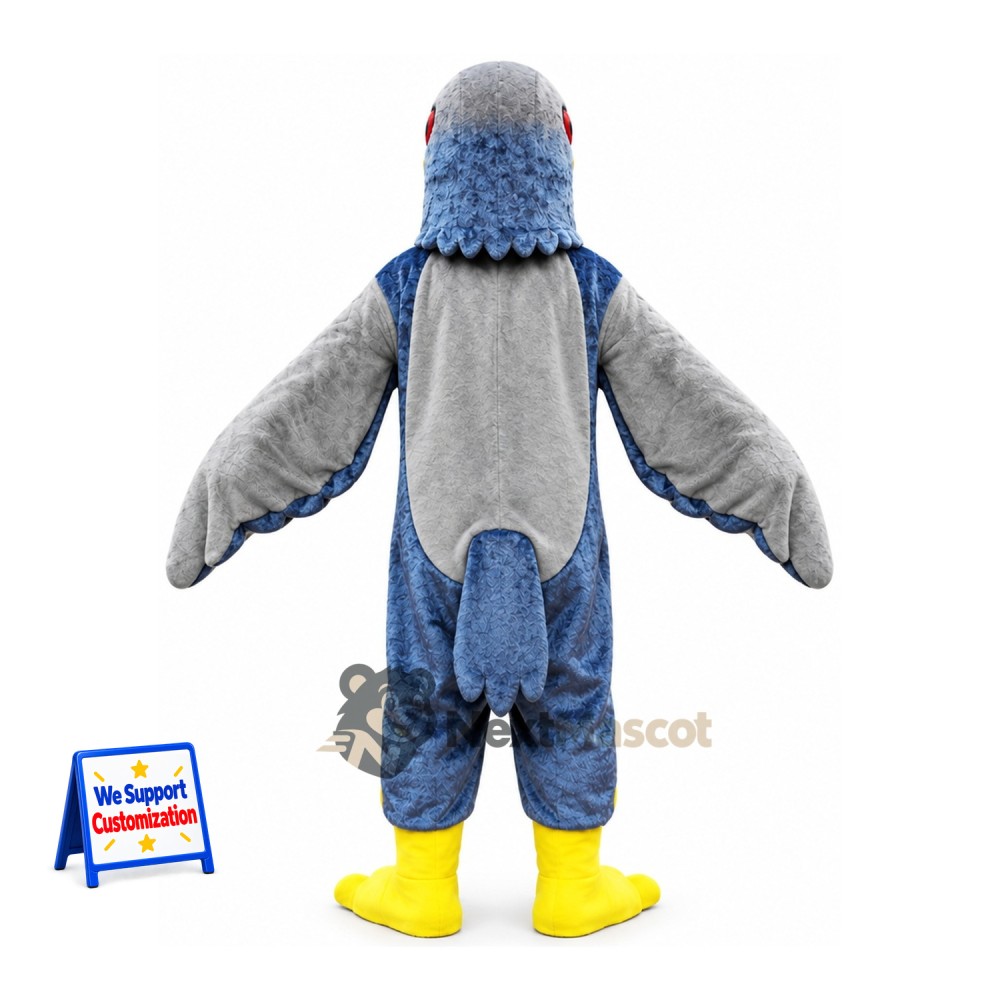 Eagle Mascot Costume - Gray Eagle Mascot Costume - Gray