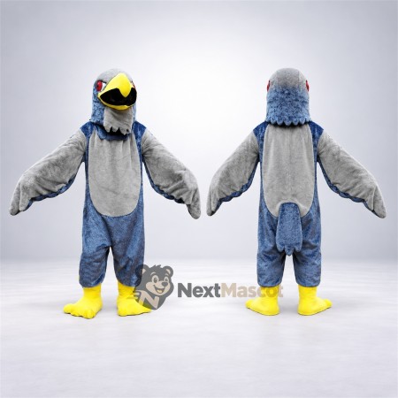 Eagle Mascot Costume - Gray Eagle Mascot Costume - Gray