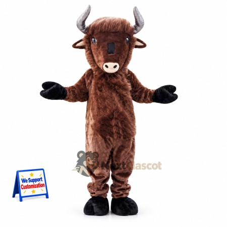 Bull Mascot Costume - Brown for Sports Days Bull Mascot Costume - Brown for Sports Days