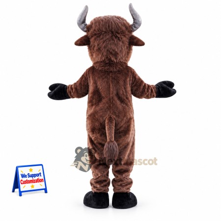 Bull Mascot Costume - Brown for Sports Days Bull Mascot Costume - Brown for Sports Days