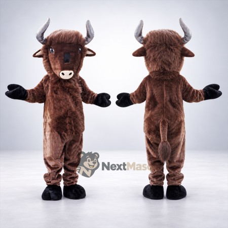 Bull Mascot Costume - Brown for Sports Days Bull Mascot Costume - Brown for Sports Days