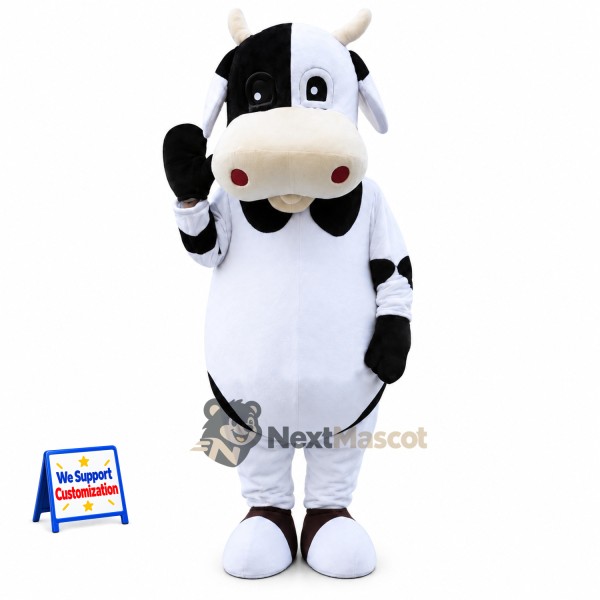 Cow Mascot Costume - Spotted for Carnivals