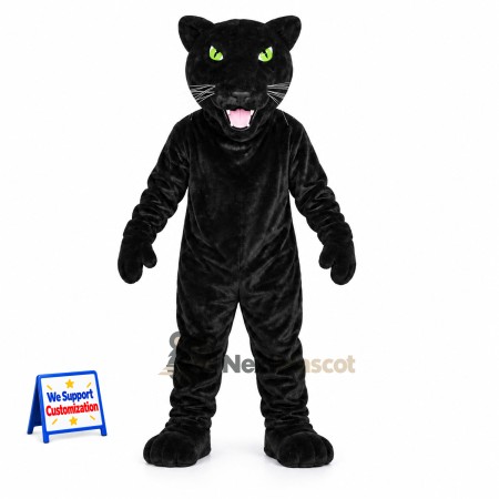 Panther Mascot Costume - Black for Festivals Panther Mascot Costume - Black for Festivals