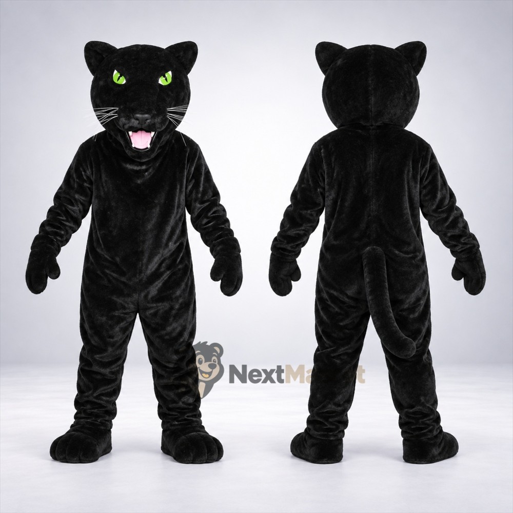 Panther Mascot Costume - Black for Festivals Panther Mascot Costume - Black for Festivals
