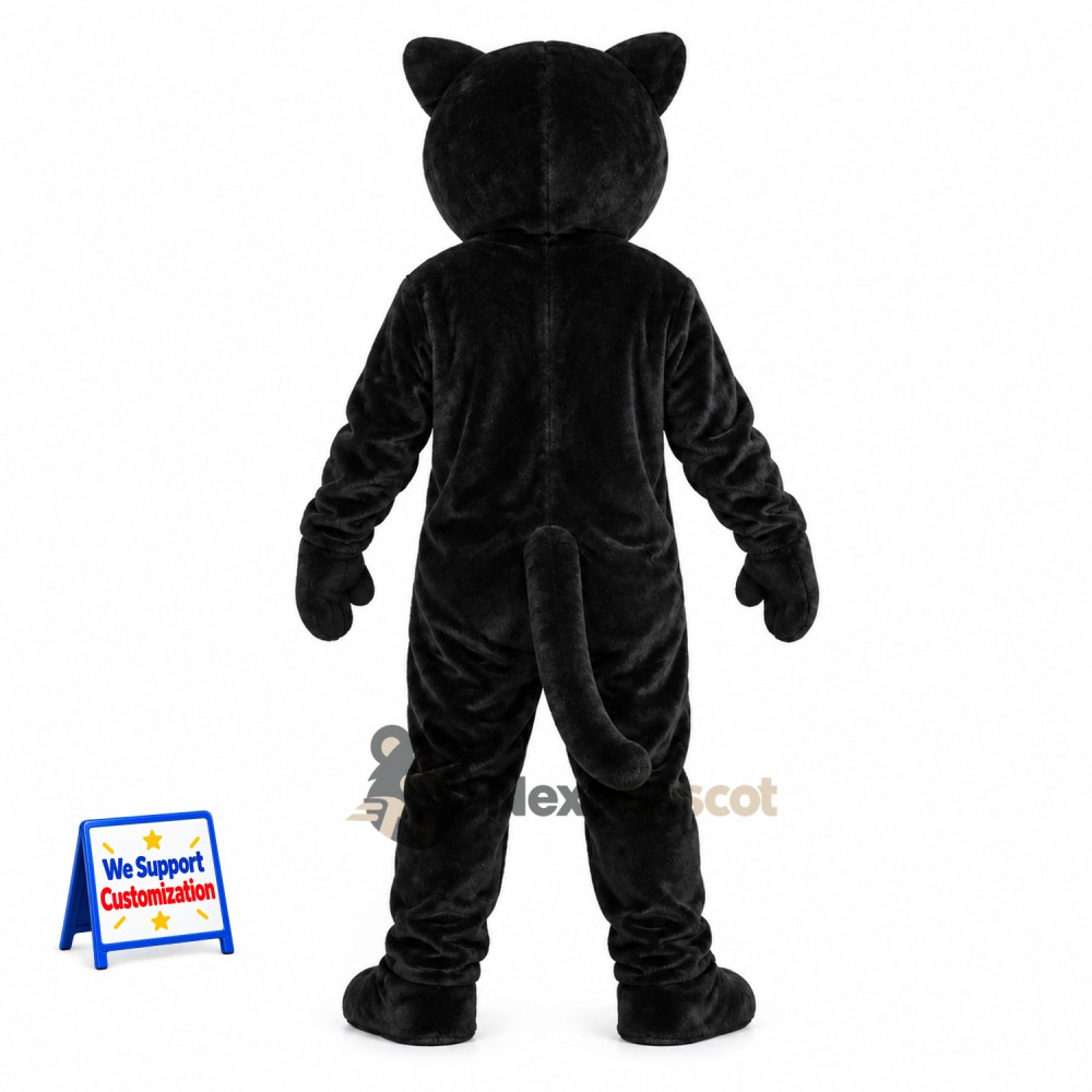 Panther Mascot Costume - Black for Festivals Panther Mascot Costume - Black for Festivals