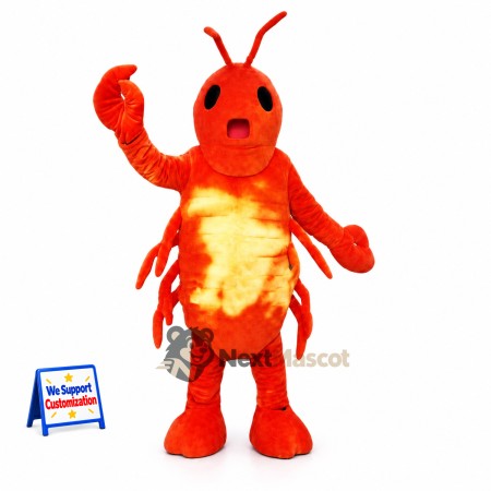 Lobster Mascot Costume - Red for Beach Parties Lobster Mascot Costume - Red for Beach Parties