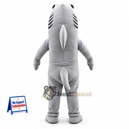 Shark Mascot Costume - Gray for Aquarium Shows Shark Mascot Costume - Gray for Aquarium Shows