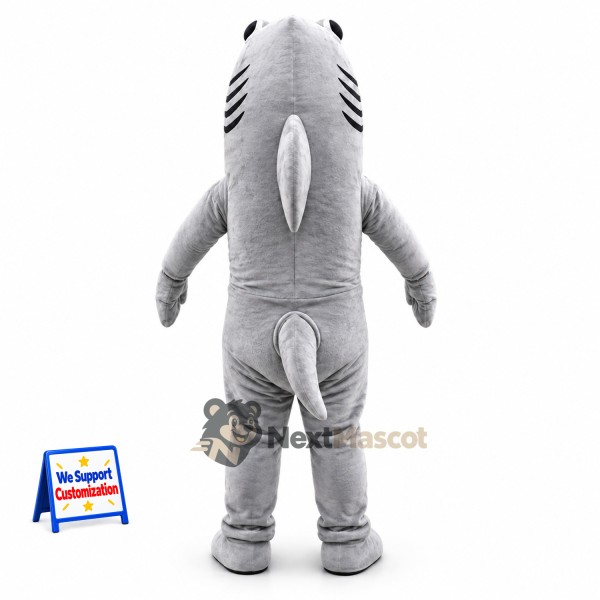 Shark Mascot Costume - Gray for Aquarium Shows Shark Mascot Costume - Gray for Aquarium Shows
