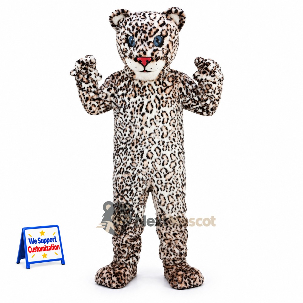 Leopard Mascot Costume - Spotted for Sports Days Leopard Mascot Costume - Spotted for Sports Days