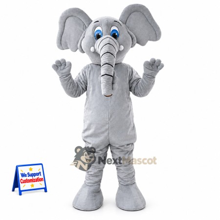 Elephant Mascot Costume - Gray for Sports Days Elephant Mascot Costume - Gray for Sports Days
