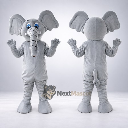 Elephant Mascot Costume - Gray for Sports Days Elephant Mascot Costume - Gray for Sports Days