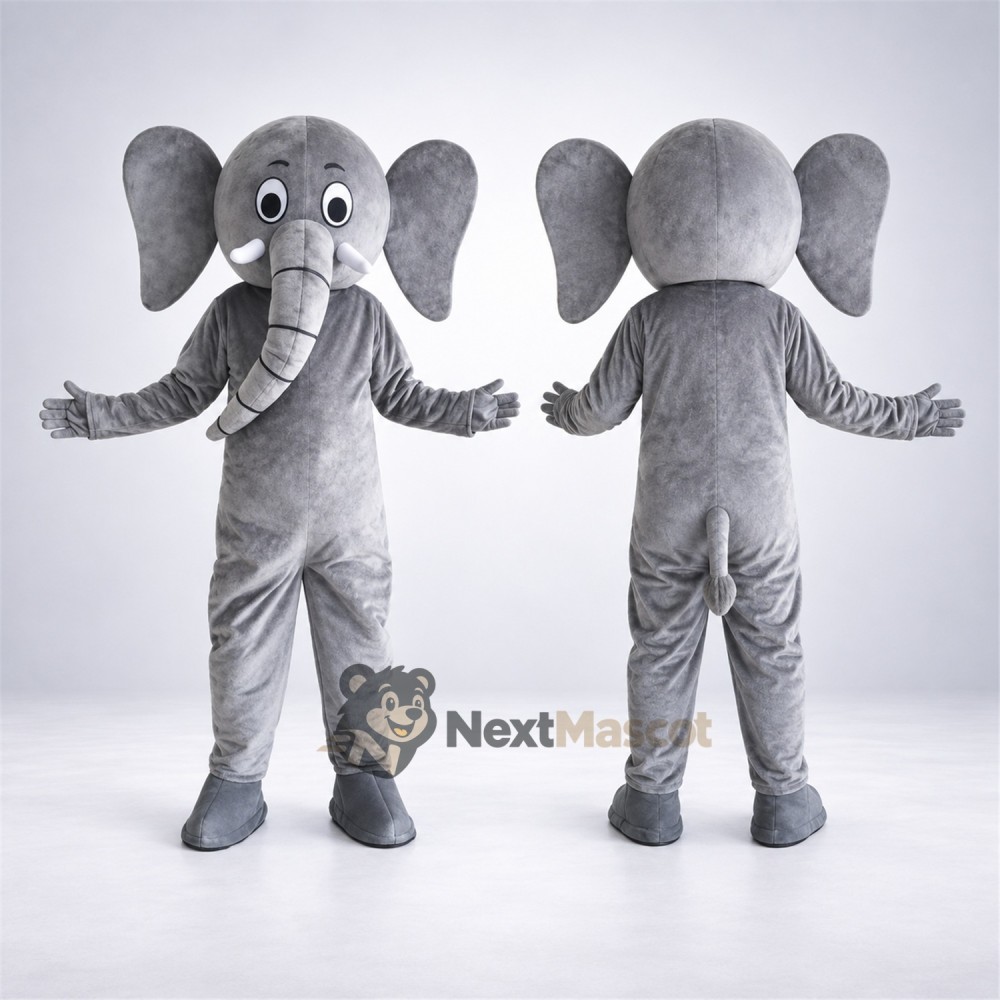 Elephant Mascot Costume - Gray for School Spirit Elephant Mascot Costume - Gray for School Spirit