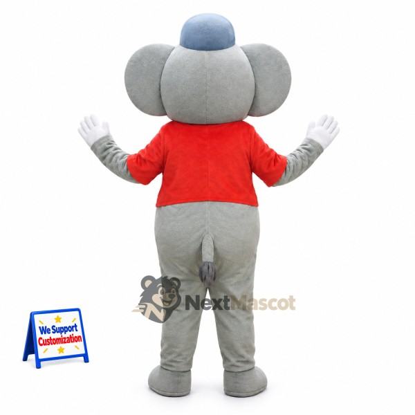 Elephant Mascot Costume - Red Jacket for Parades