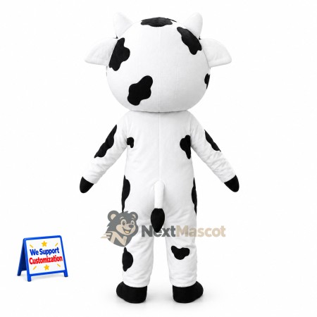 Cow Mascot Costume - Spotted for Family Events Cow Mascot Costume - Spotted for Family Events
