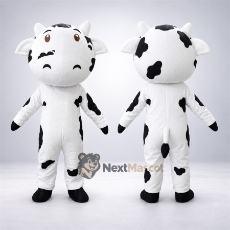 Cow Mascot Costume - Spotted for Family Events Cow Mascot Costume - Spotted for Family Events