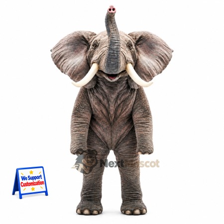 Elephant Mascot Costume - Gray for Pep Rallies Elephant Mascot Costume - Gray for Pep Rallies