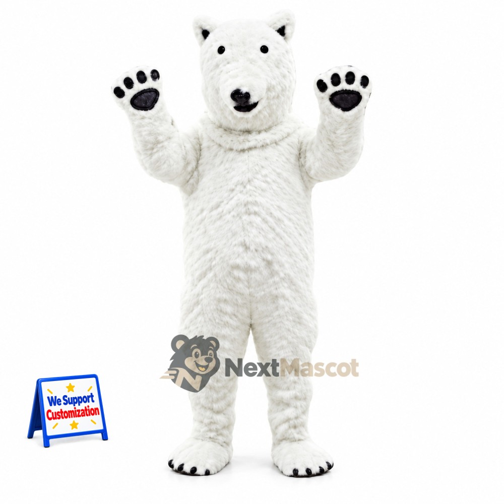 Polar Bear Mascot Costume for Sports Days Polar Bear Mascot Costume for Sports Days