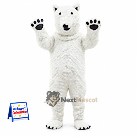 Polar Bear Mascot Costume for Sports Days Polar Bear Mascot Costume for Sports Days