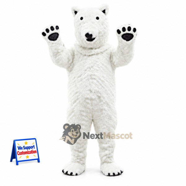 Polar Bear Mascot Costume for Sports Days