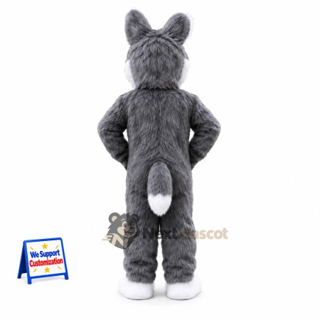 Husky Mascot Costume - Gray for Pep Rallies Husky Mascot Costume - Gray for Pep Rallies