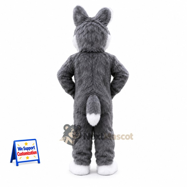 Husky Mascot Costume - Gray for Pep Rallies Husky Mascot Costume - Gray for Pep Rallies