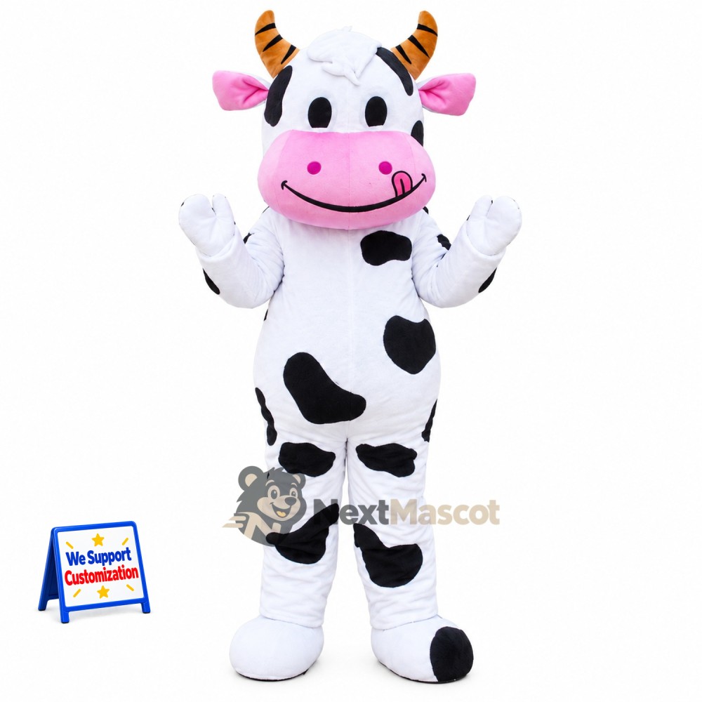 Cow Mascot Costume - Spotted for Fundraisers Cow Mascot Costume - Spotted for Fundraisers