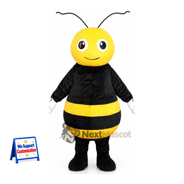 Bee Mascot Costume - Yellow for Pollinator Events