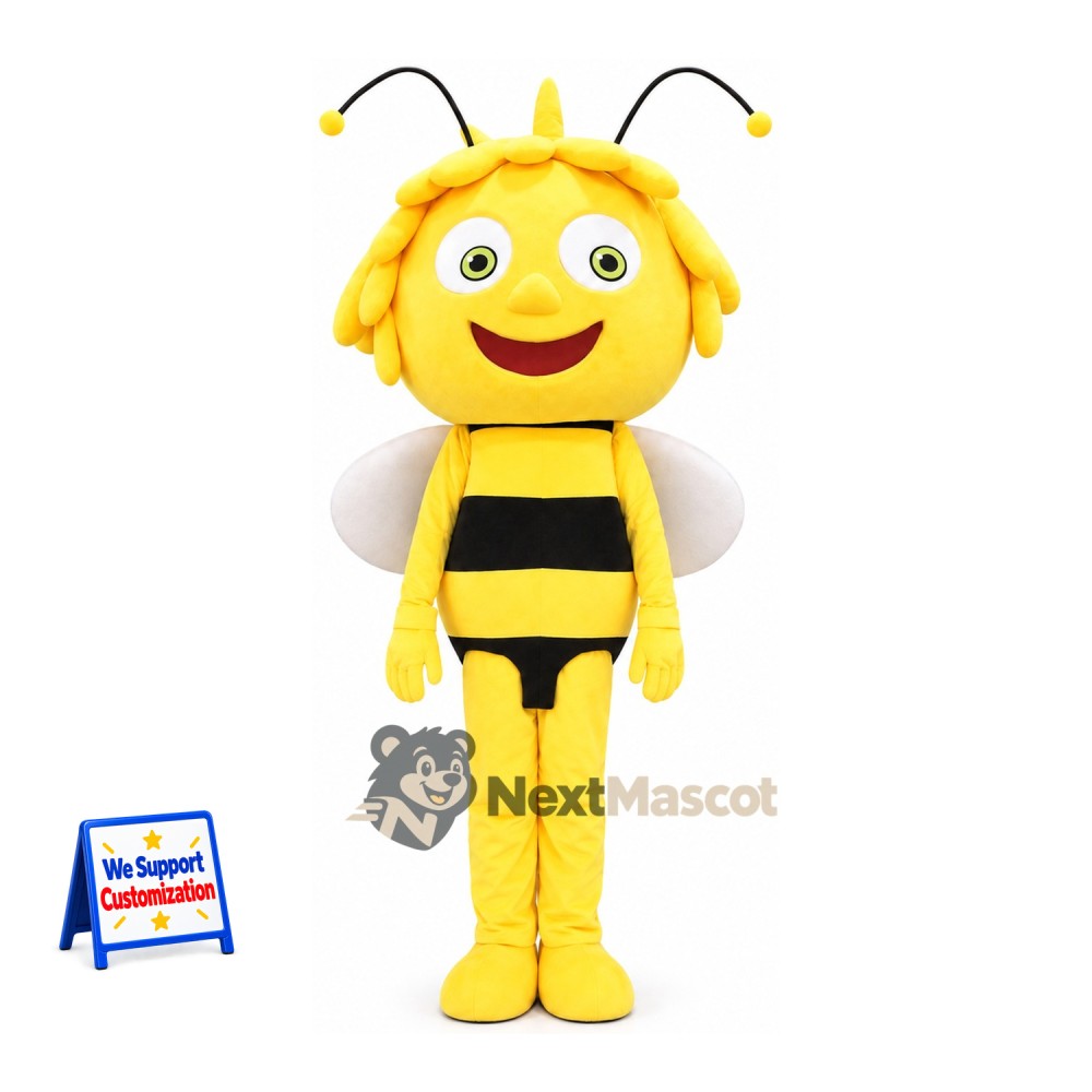 Bee Mascot Costume - Yellow for Spring Festivals Bee Mascot Costume - Yellow for Spring Festivals
