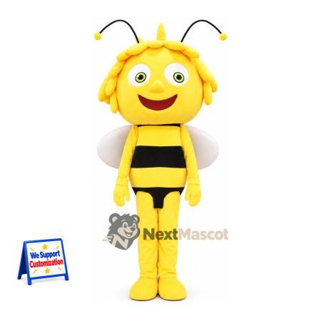 Bee Mascot Costume - Yellow for Spring Festivals Bee Mascot Costume - Yellow for Spring Festivals