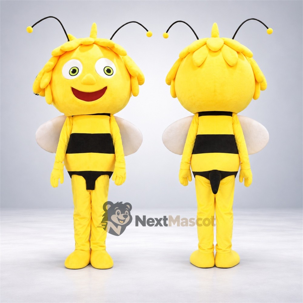 Bee Mascot Costume - Yellow for Spring Festivals Bee Mascot Costume - Yellow for Spring Festivals