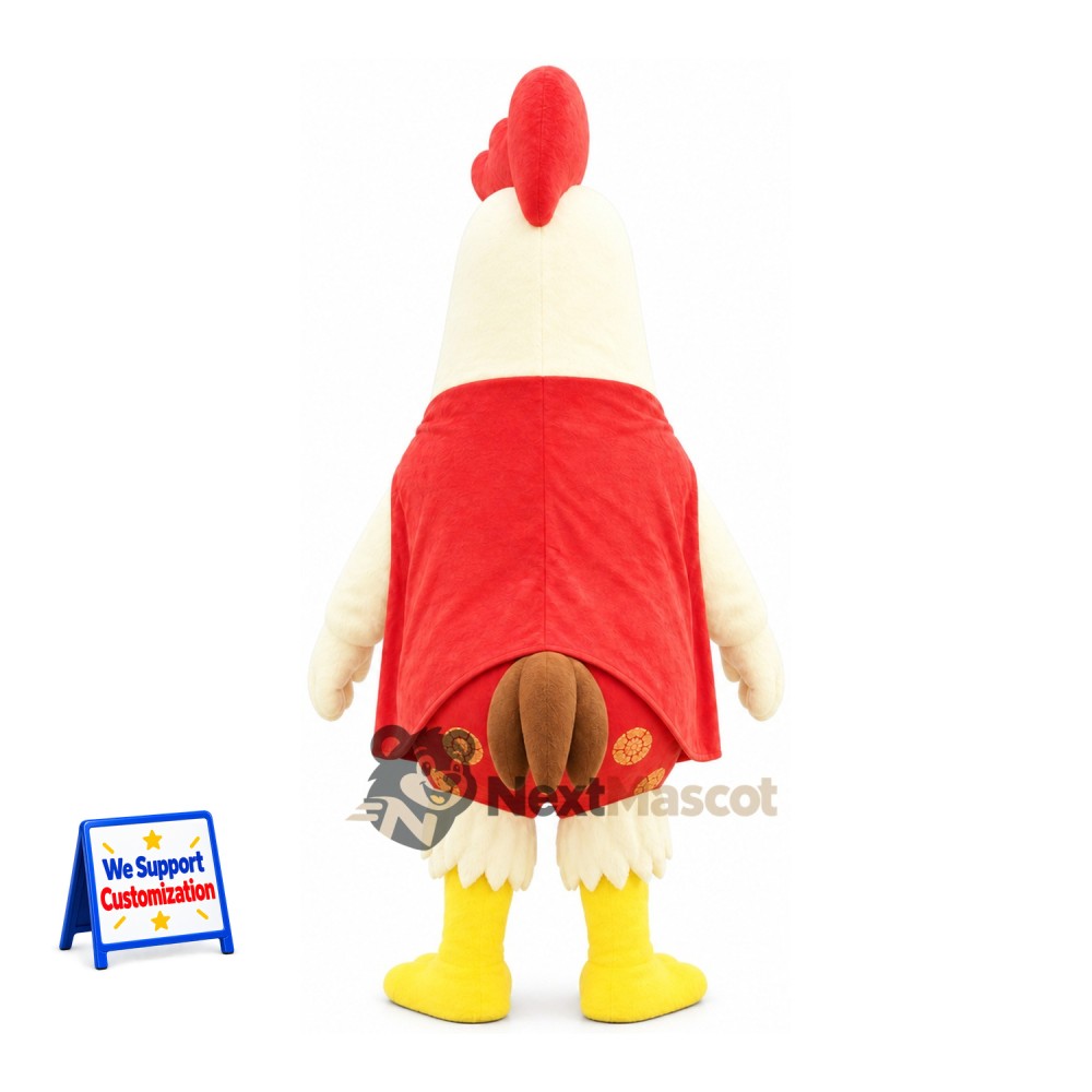 Chicken Mascot Costume - Red Dress Chicken Mascot Costume - Red Dress