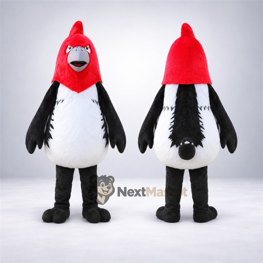 Woodpecker Mascot Costume - Red Woodpecker Mascot Costume - Red