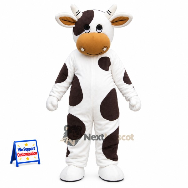 Cow Mascot Costume - Spotted for Promotions