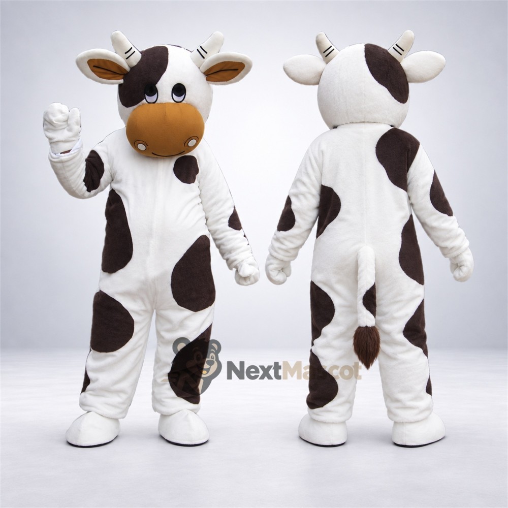 Cow Mascot Costume - Spotted for Promotions Cow Mascot Costume - Spotted for Promotions
