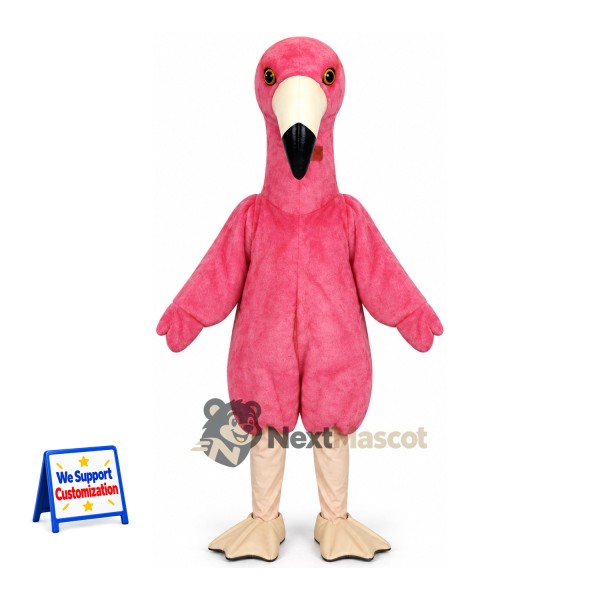 Flamingo Mascot Costume - Pink for Parades