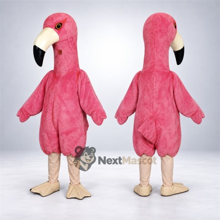 Flamingo Mascot Costume - Pink for Parades Flamingo Mascot Costume - Pink for Parades