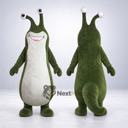 Slug Mascot Costume - Green Slug Mascot Costume - Green