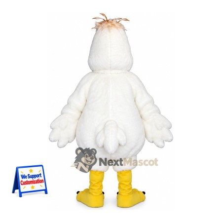 Bird Mascot Costume - White for Parades Bird Mascot Costume - White for Parades
