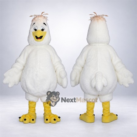Bird Mascot Costume - White for Parades Bird Mascot Costume - White for Parades