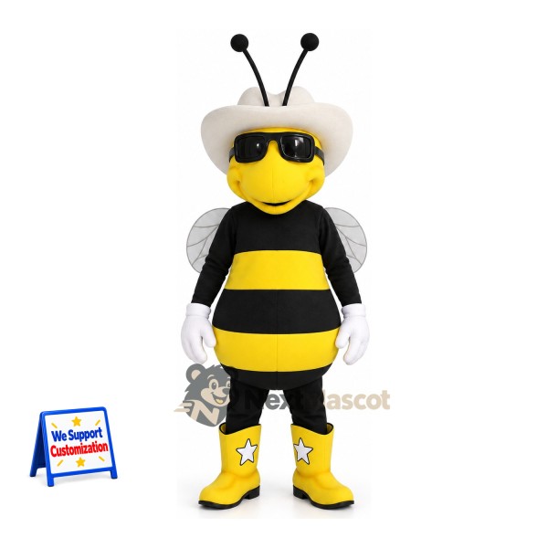 Bee Mascot Costume - Sunglasses for Garden Events