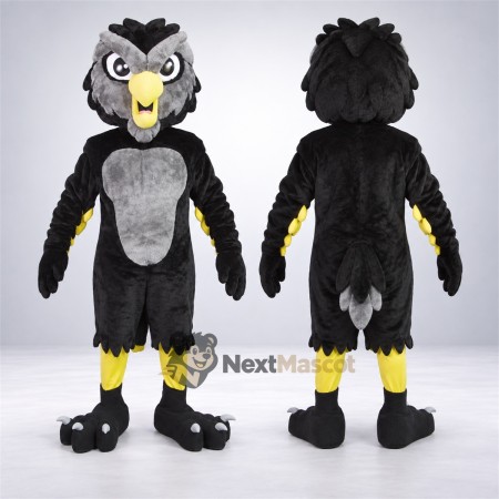 Owl Mascot Costume - Gray for School Events Owl Mascot Costume - Gray for School Events