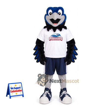 Bird Mascot Costume - Blue for Sports Days Bird Mascot Costume - Blue for Sports Days