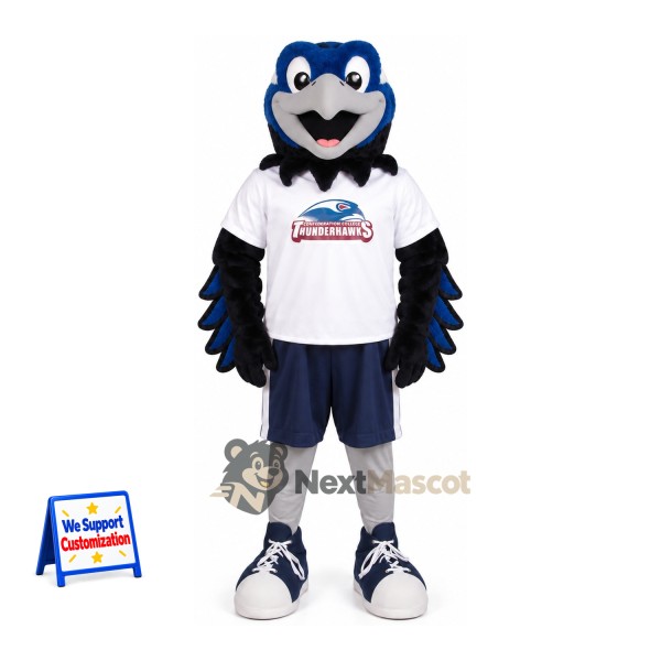 Bird Mascot Costume - Blue for Sports Days