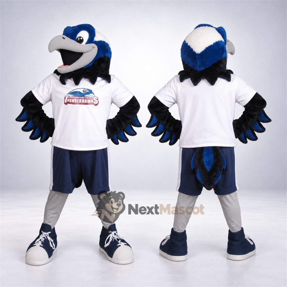 Bird Mascot Costume - Blue for Sports Days Bird Mascot Costume - Blue for Sports Days