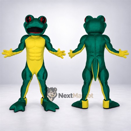 Frog Mascot Costume - Green Frog Mascot Costume - Green