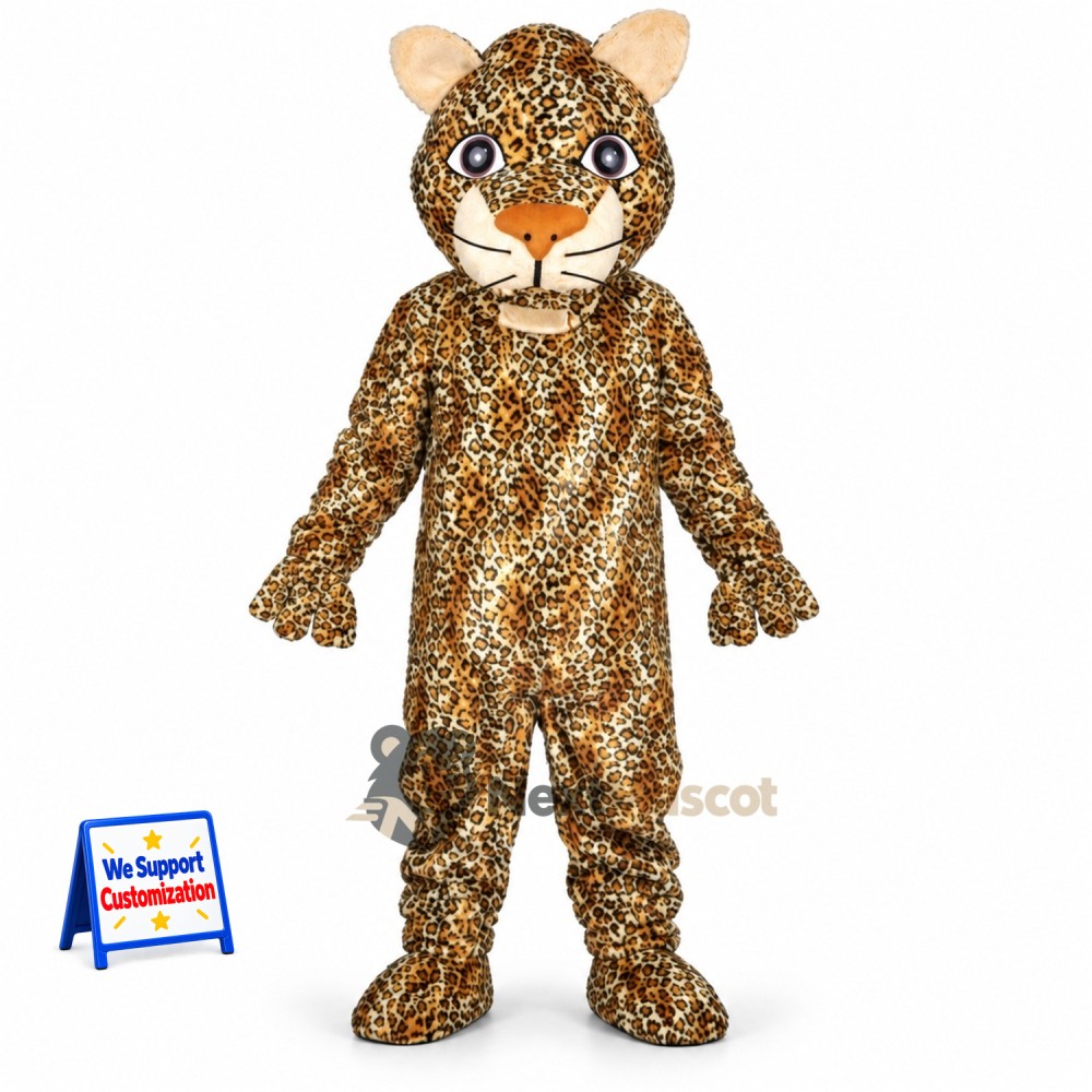 Leopard Mascot Costume - Spotted for Pep Rallies Leopard Mascot Costume - Spotted for Pep Rallies
