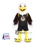 Bald Eagle Mascot Costume - Black Uniform