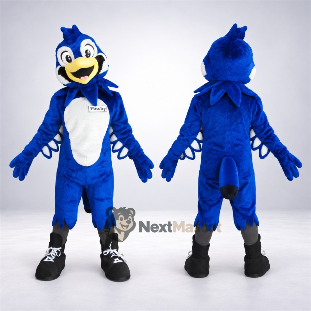 Bird Mascot Costume - Blue for School Spirit Bird Mascot Costume - Blue for School Spirit