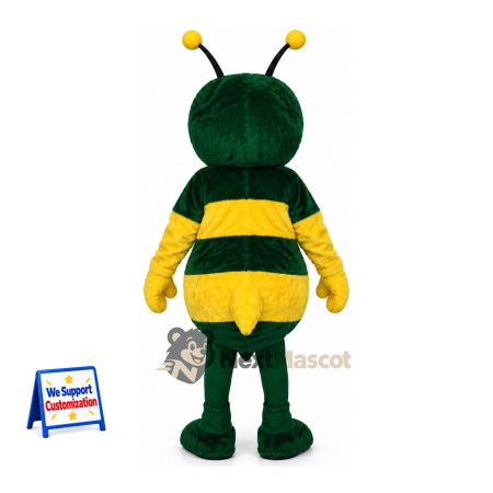 Bee Mascot Costume - Green for Pollinator Events Bee Mascot Costume - Green for Pollinator Events